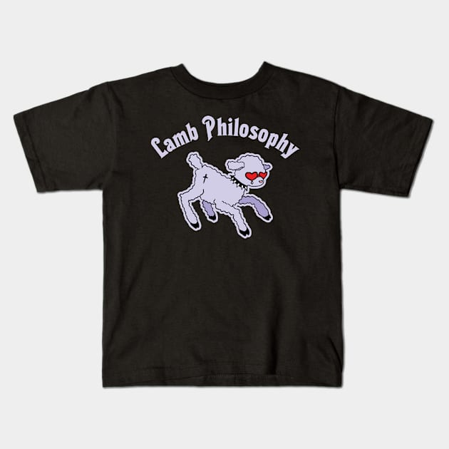 Lamb Philosophy Kids T-Shirt by Alice and Wind